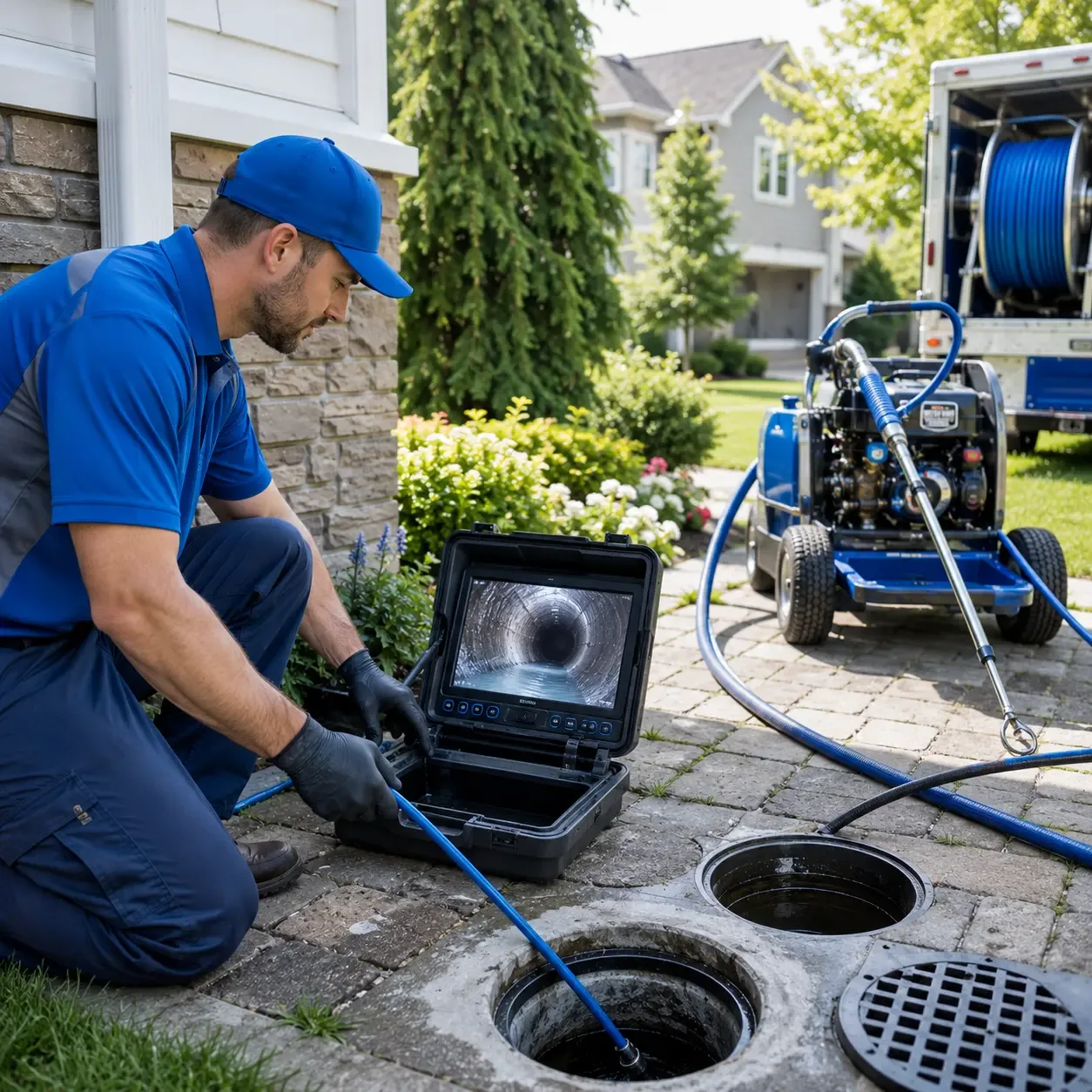 Outdoor drain cleaning professionals serving Ewen, MI